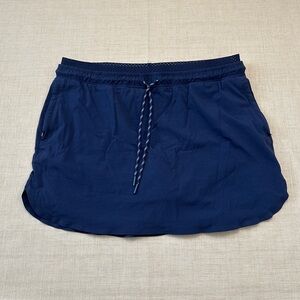 Athleta 'Crest' Skort Skirt Navy Blue